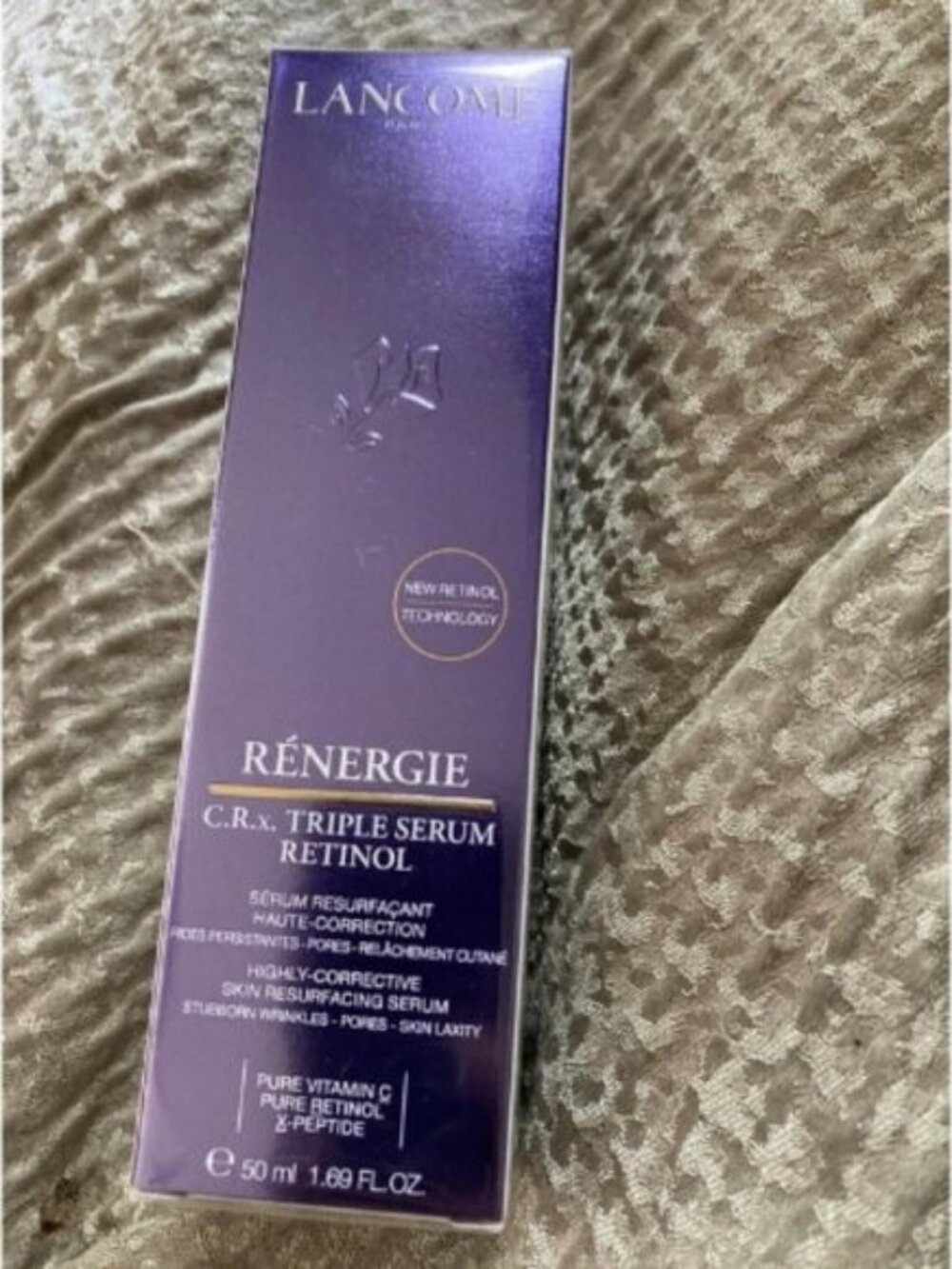 Lancome Renergie C.R.x Triple Serum RETINOL 1.7 oz New